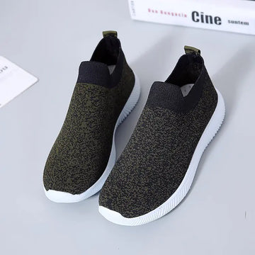 Summer Women's Breathable Slip-On Mesh Sneakers