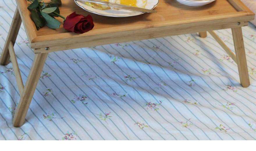 Wooden Folding Breakfast Table - Gustobene