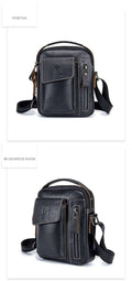 Genuine Leather Italian Vintage Handbags - Gustobene