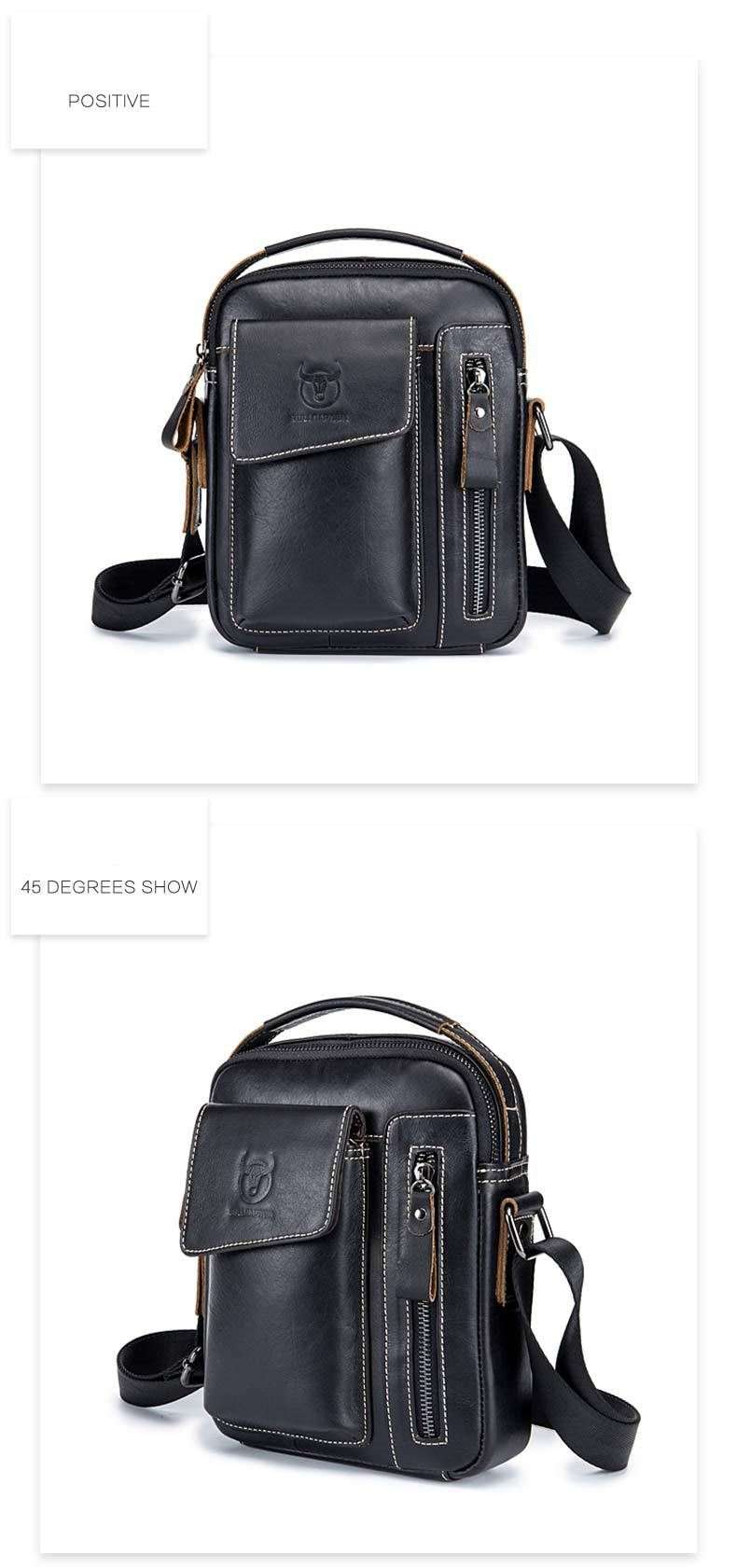 Genuine Leather Italian Vintage Handbags - Gustobene