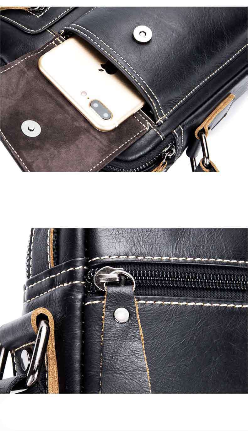 Genuine Leather Italian Vintage Handbags - Gustobene