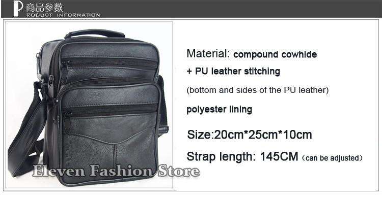 New Italian Shoulder Leather Crossbody Bag - Gustobene