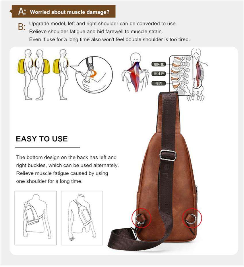 Brand New Italian Travel Hiking Bag - Gustobene