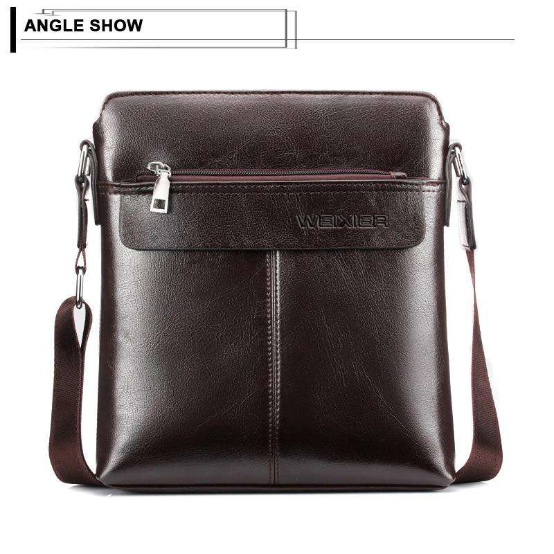New Italian Small Briefcase Shoulder Bag - Gustobene