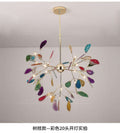 Modern LED Pink chandelier Italian Design - Gustobene