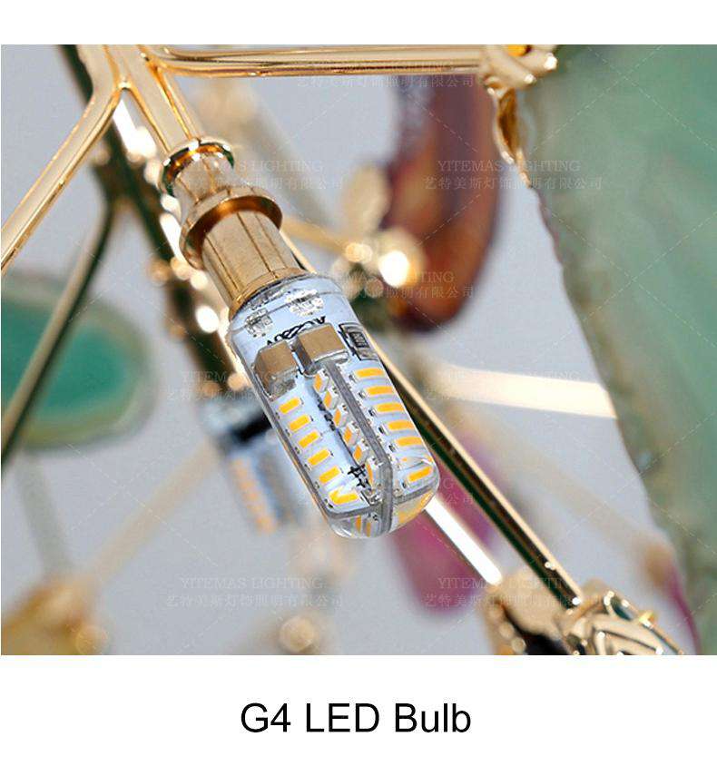 Modern LED Pink chandelier Italian Design - Gustobene
