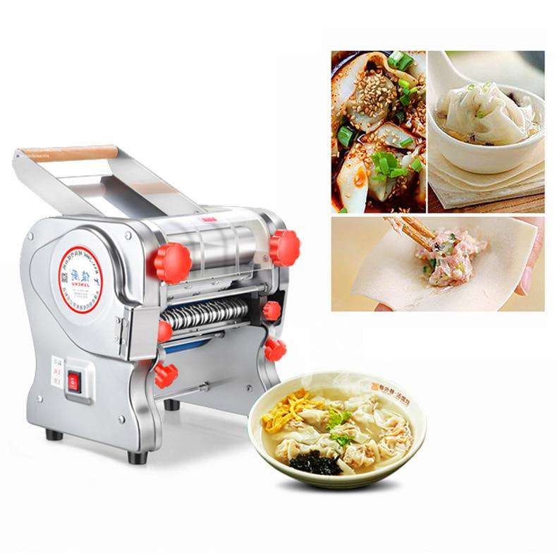 110V/220V Stainless Steel Pasta Making Machine Noodle Maker Operated Spaghetti Pasta Cutter Noodle Hanger Home Commercial - Gustobene