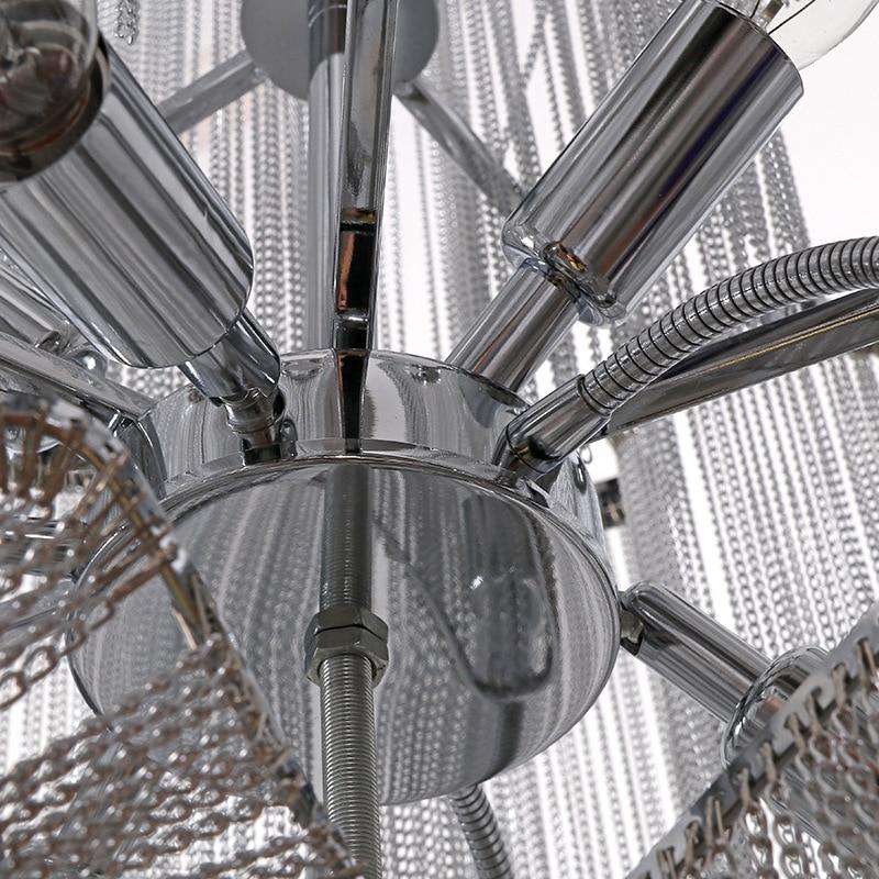 Italian Design Silver Art chandelier - Gustobene