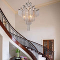 Italian Design Silver Art chandelier - Gustobene