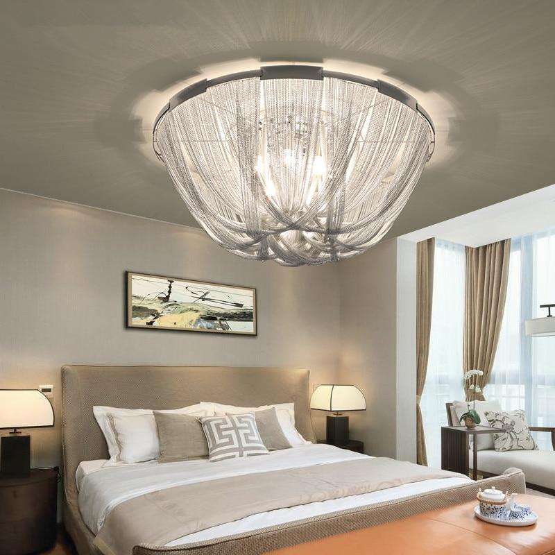 Italian Design Silver Art chandelier - Gustobene