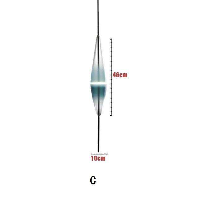 Nordic Art Venice Flow Lake Gradual Glass Chandelier Blue Chromatography Italian Design lustre avize modern salon Drop ship - Gustobene