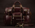 Luxury Genuine Leather Men's Travel Italian Bags - Gustobene