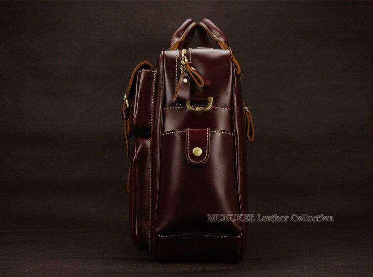 Luxury Genuine Leather Men's Travel Italian Bags - Gustobene