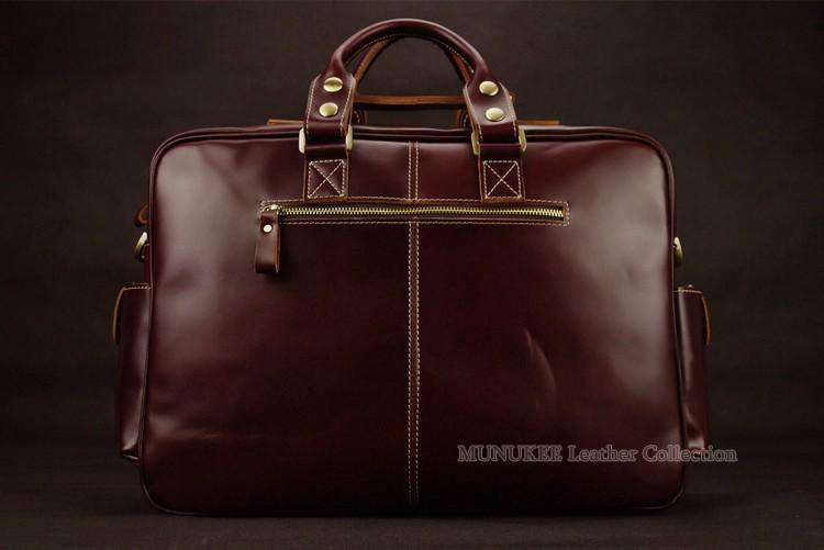 Luxury Genuine Leather Men's Travel Italian Bags - Gustobene