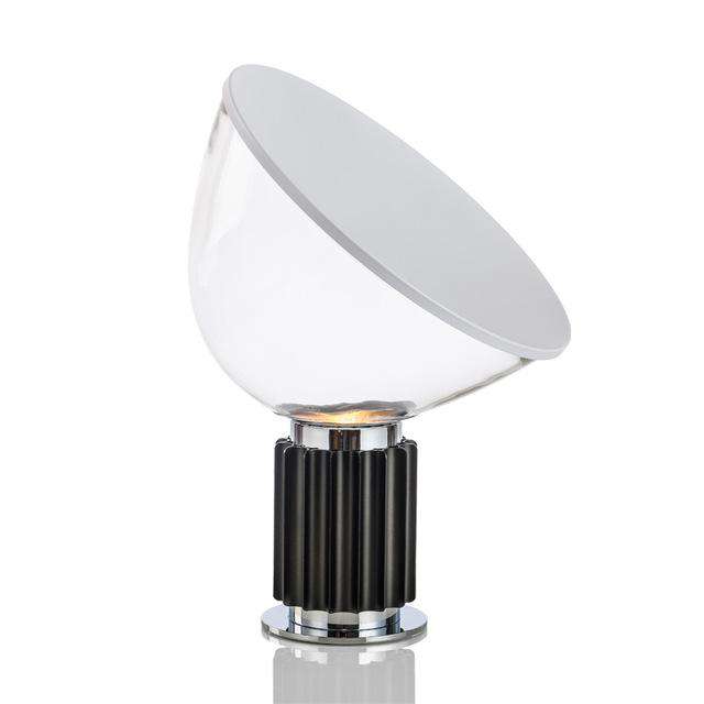 Modern Aunching Tower LED Desk Lamp Bedroom Hotel Bedside Decoration Glass Radar Study Lamp Italian Fashion Art Lamp home deco - Gustobene