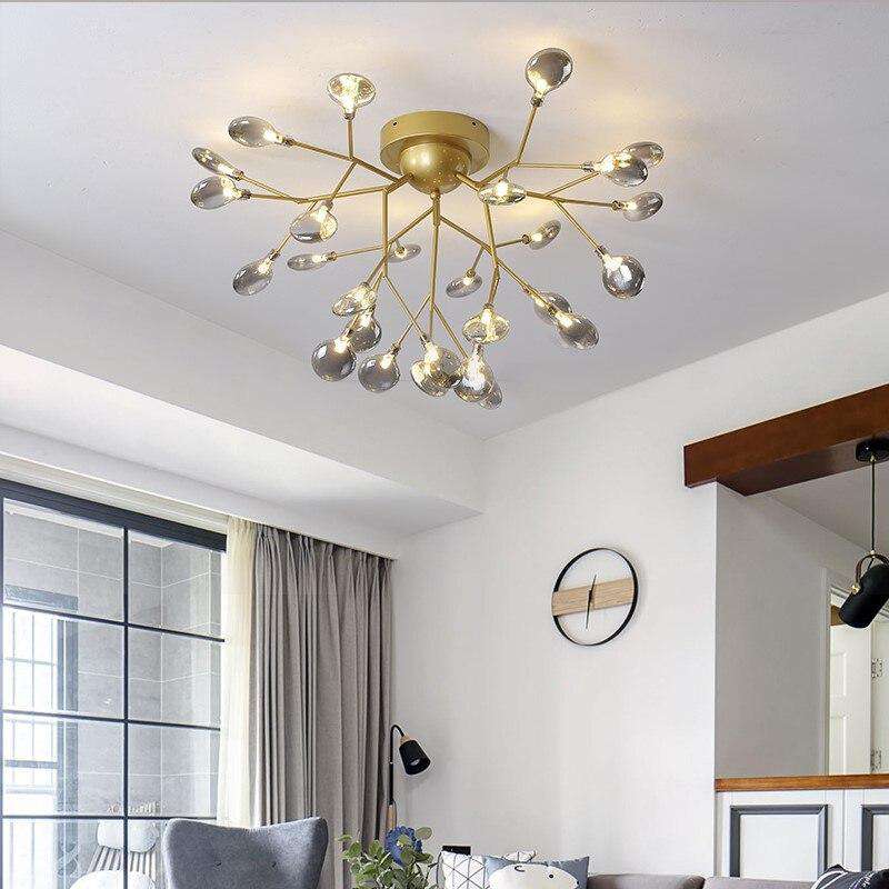 Italian Design Tree Branch Chandeliers Living Room Bedroom Kitchen stairwell chandelier Indoor stairwell romantic chandelier - Gustobene