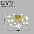 Italian Design Tree Branch Chandeliers Living Room Bedroom Kitchen stairwell chandelier Indoor stairwell romantic chandelier - Gustobene