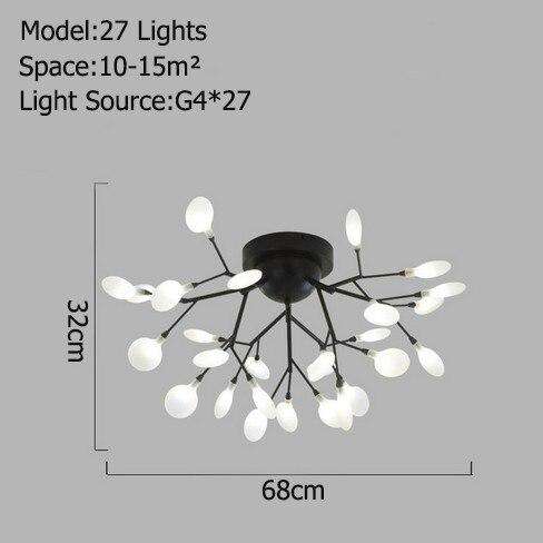 Italian Design Tree Branch Chandeliers Living Room Bedroom Kitchen stairwell chandelier Indoor stairwell romantic chandelier - Gustobene