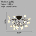 Italian Design Tree Branch Chandeliers Living Room Bedroom Kitchen stairwell chandelier Indoor stairwell romantic chandelier - Gustobene