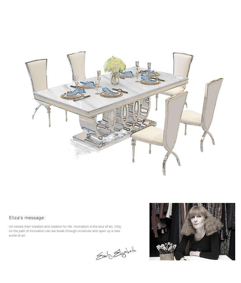 Italian Dining Table, 100% Solid Wood - Gustobene