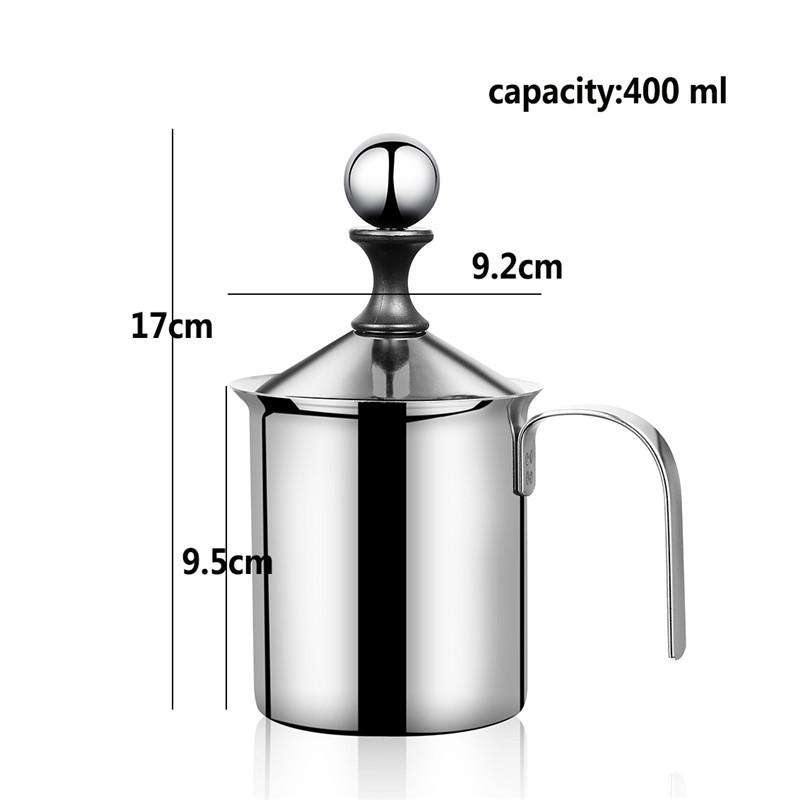 Manual Stainless Steel Frothing Pitcher - Gustobene