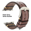 Handmade Italian Cow Leather Strap Watch Band For Apple Watch 44mm 40mm 42mm 38mm Series 5 4 3 2 iWatch Watchbands - Gustobene