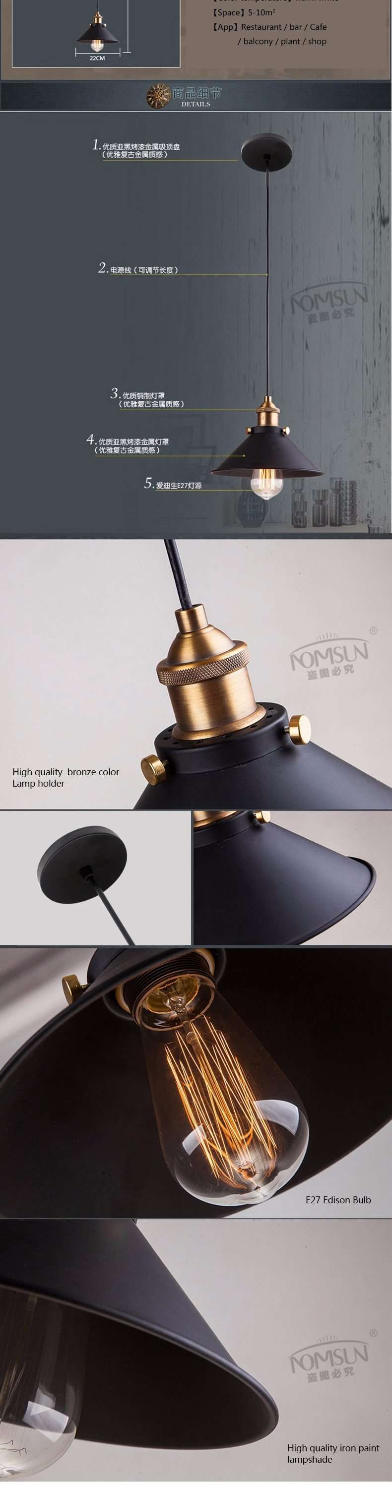 Industrial Chandeliers Decoration Lamp - Gustobene