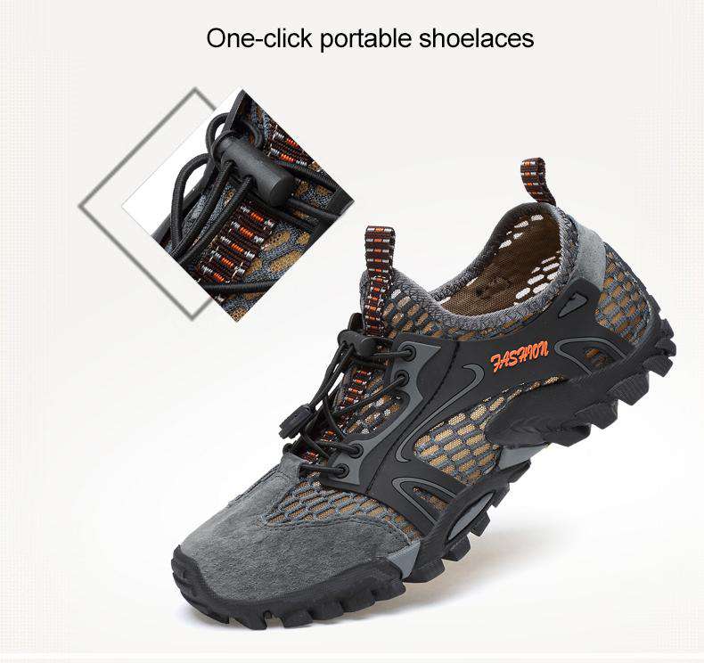 Summer Hiking Suede Shoes - Gustobene