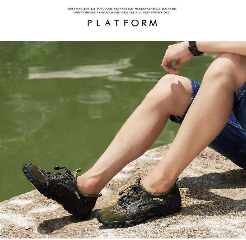 Summer Hiking Suede Shoes - Gustobene