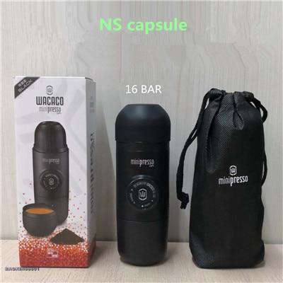 Mini coffee machine  capsule coffee machine coffee powder machine manual portable coffee machine pump coffee machine