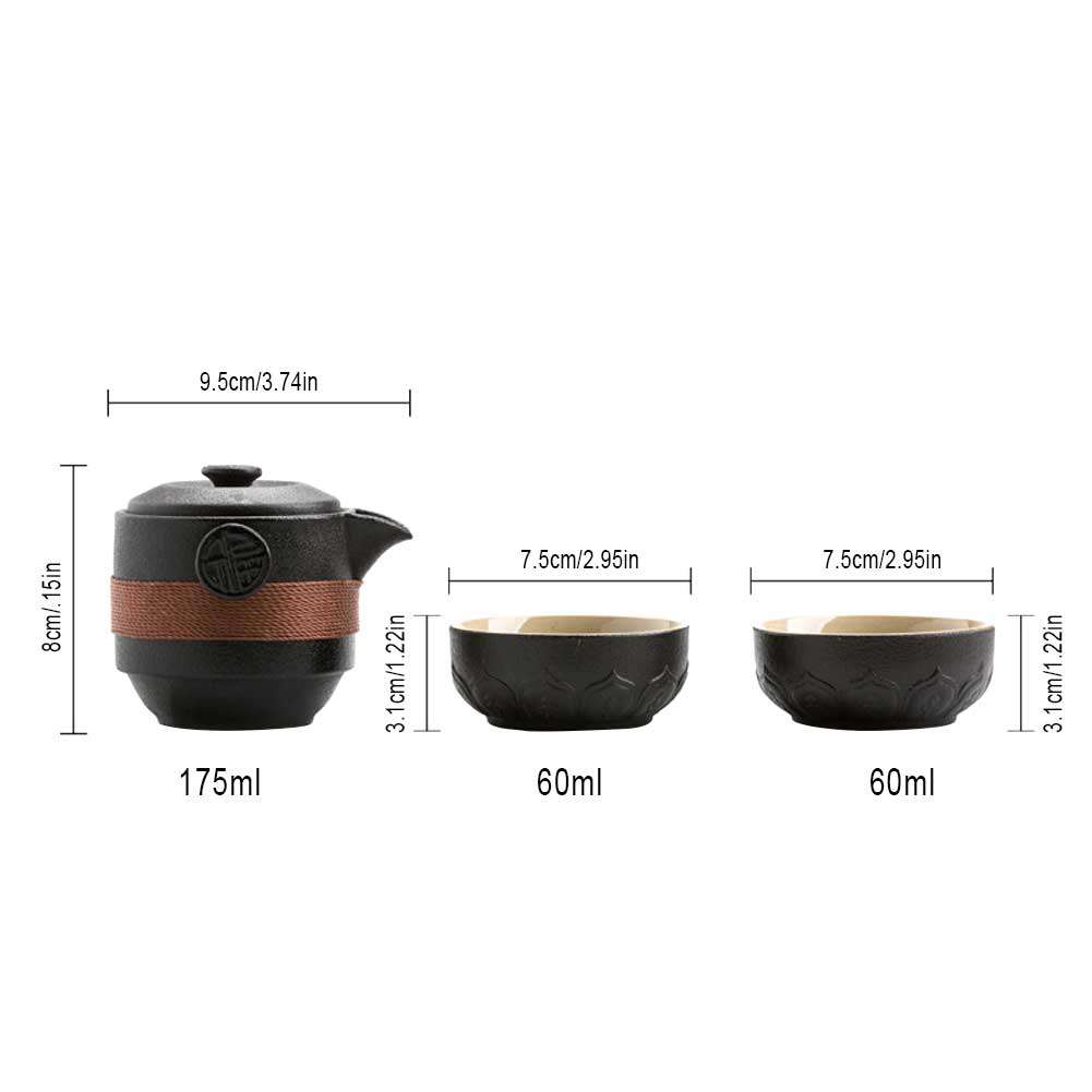 Portable Ceramic Coffee Sets - Gustobene
