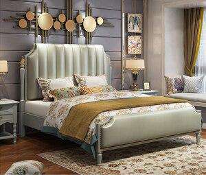 Hot sale Luxury Italian bed classic antique bed europe designs king size beds - Gustobene