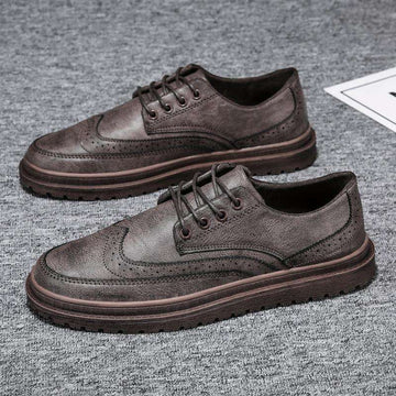 italian leather men shoes fashion elegant dress male footwear comfortable business work leahther moccasins oxford shoes for men - Gustobene