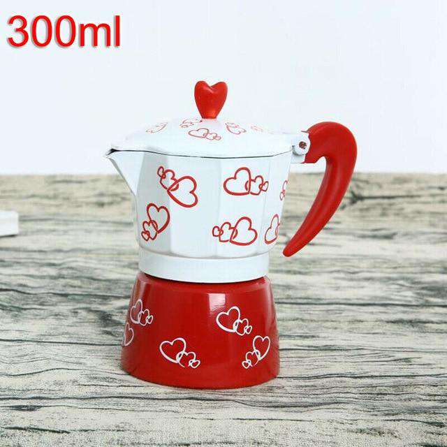 3/6 Cups 150ml/300ml Italian Moka Espresso Coffee Maker Percolator Stove Top Pot  For Induction Cooker Portable Mocha Kitchen - Gustobene