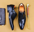 QYFCIOUFU 2019 Mens Italian Dress Shoes Genuine Leather Handmade  Men Monk Shoe Office Formal Wedding Party Mens Oxford Shoes