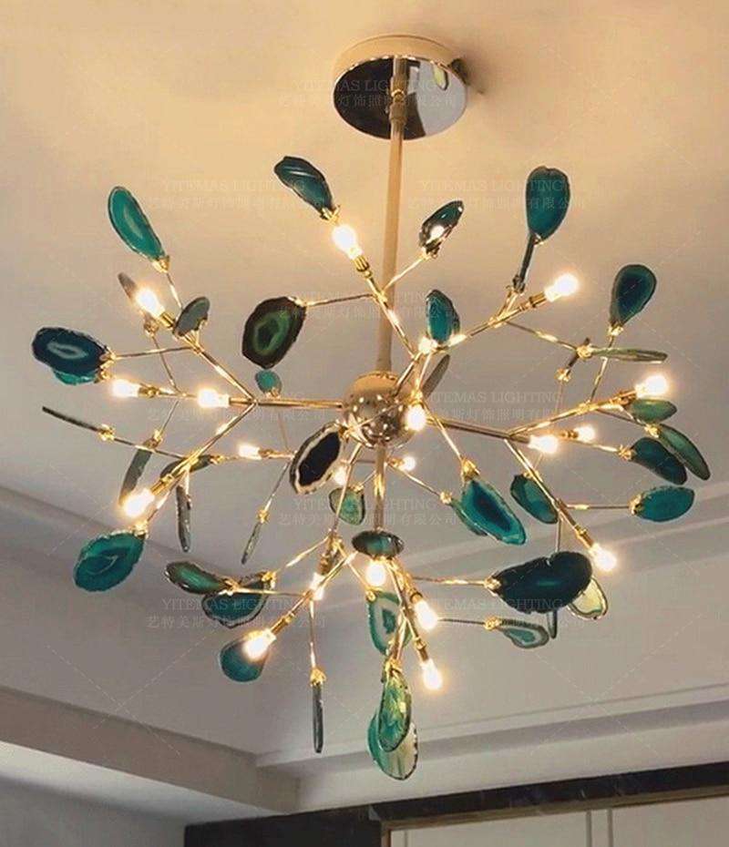 Modern LED Pink chandelier Italian Design - Gustobene