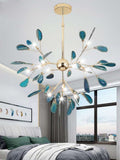 Modern LED Pink chandelier Italian Design - Gustobene