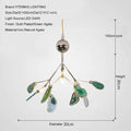 Modern LED Pink chandelier Italian Design - Gustobene