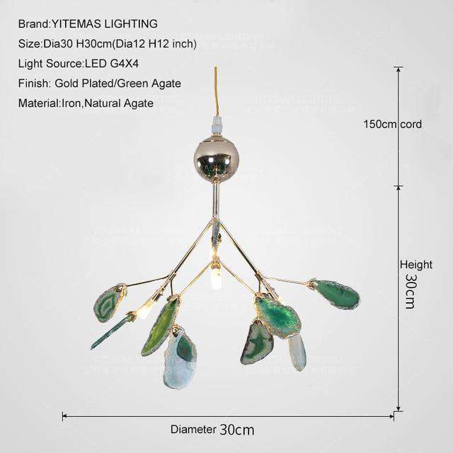 Modern LED Pink chandelier Italian Design - Gustobene