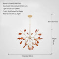 Modern LED Pink chandelier Italian Design - Gustobene