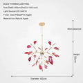 Modern LED Pink chandelier Italian Design - Gustobene