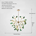 Modern LED Pink chandelier Italian Design - Gustobene