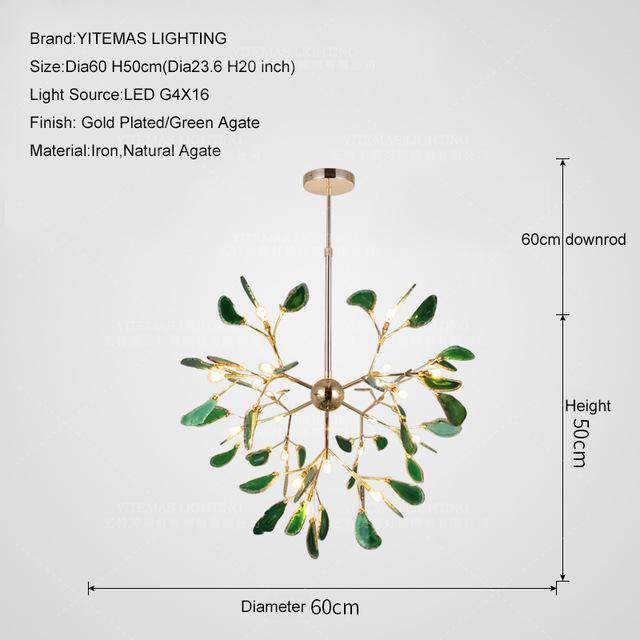 Modern LED Pink chandelier Italian Design - Gustobene
