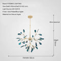 Modern LED Pink chandelier Italian Design - Gustobene