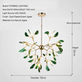 Modern LED Pink chandelier Italian Design - Gustobene