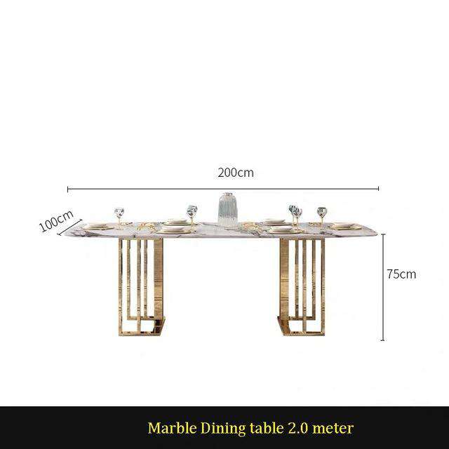 U-BEST Modern dining table dining room furniture designs ,italian luxury hotel restaurant marble dining table