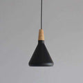 Modern Simple pendant lamps E27 Aluminum wood pendant lights italian lamp Home restaurant counter decoration lighting - Gustobene