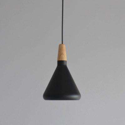 Modern Simple pendant lamps E27 Aluminum wood pendant lights italian lamp Home restaurant counter decoration lighting - Gustobene