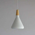 Modern Simple pendant lamps E27 Aluminum wood pendant lights italian lamp Home restaurant counter decoration lighting - Gustobene