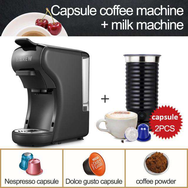 HiBREW Capsule Coffee Machine Full Automatic With Hot & Cold Milk Foaming Machine - Gustobene